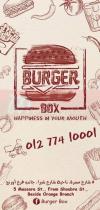 Burger Box online menu